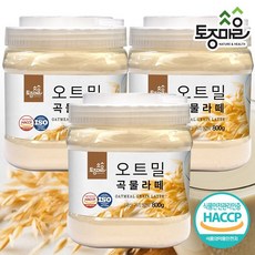 [토종마을] HACCP인증 국산 오트밀 곡물라떼 800g X 3개