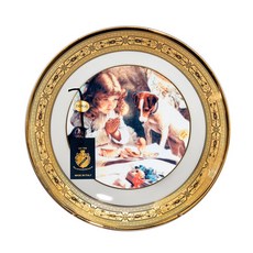 바바리아명화접시