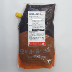 테이준 스테이크소스2kg 업소용 식당용 뷔페 급식소스 함박스텍, 2kg, 1개