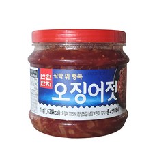 반찬단지 오징어젓(PET), 1kg, 1개