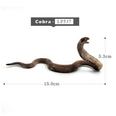 뱀 코브라 아나콘다 취미 동물 모형 장난감 인형 피규어 미니어쳐, Cobra