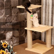 kirahosi DIY 고양이 캣타워 캣폴 2020신상 하우스 37호+덧신증정 Eiec4oq, 모델3, 1