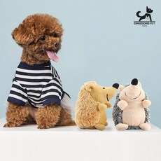 반려동물 고슴도치 터그놀이 바스락 인형, 고슴도치 터그놀이 바스락 인형 브라운, 1개
