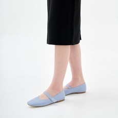 ROHSEOUL 로서울Rowie Mary jane shoes Fabric Light blue 388713