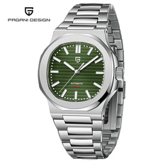 파가니디자인 오토매틱 사파이어글라스 방수 블랙 남자 손목시계