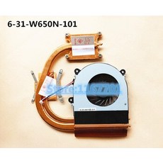 [해외] 오리지널 노트북노트북 CPU 냉각 라디에이터 히트 싱크 및 팬 기가 바이트 P17F V3 P15F 631W650N101 623AW15E011, 상세내용표시