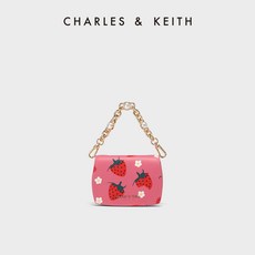 찰스앤키스 CHARLES&KEITH CK6-30681004 여성 배색 아가일 체인 토트 지갑