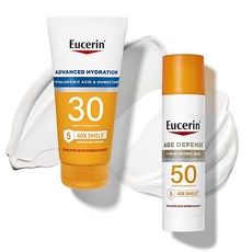 유체린 하이드레이션 SPF 30 선크림 에이지 디펜스 SPF 50 페이스 선크림 멀티팩 5온스, 1개, 단일상품ml