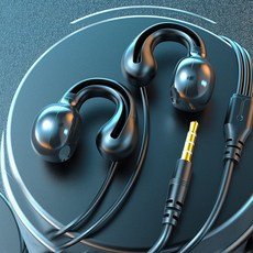 수면유선이어폰 골전도 부드러운 편안한 수면용 휴대폰용 제어 마이크