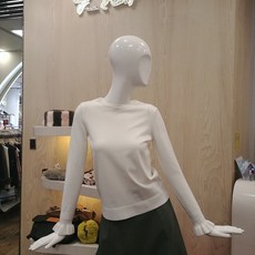 지컷 러플 소매 니트 7229350603