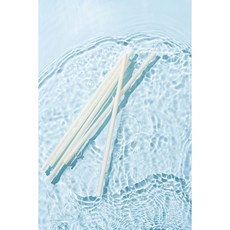 클로에코 6X210 PHA 빨대 개별포장 화이트 해양분해, 100개, 1개입 100개, 1개입