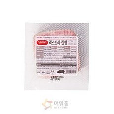 엑스트라린햄 에쓰푸드 슬라이스 300g, 1개, 단품