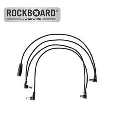 Rockboard - Flat Daisy Chain Cable DC4A / 문어발 DC 케이블 4구, *, 1개