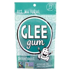 Classic Glee Gum Pouch Peppermint 클래식 글리 껌 페퍼민트 75 개입 6팩