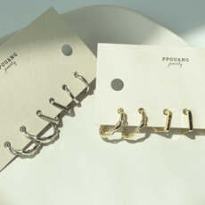 미니골드링귀걸이