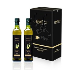 알프레스코 엑스트라 버진 압착 올리브유 올리브오일, 2세트, 500ml