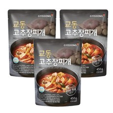 교동식품 고추장 찌개, 450g, 3개