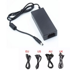 Led 스트립에 대 한 12 v 9a 전원 공급 장치 AC110 220V 대 한 eu/us/uk/au 어댑터 dc12v 옵션 플러그 변압기 어댑터 라인, 1개, UK