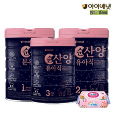 아이배냇 컨피던트 순 산양 분유 1단계, 800g, 12개