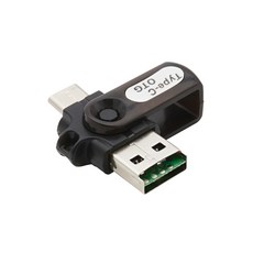 Coms USB C 타입 카드리더기(Micro SD) BT771, 1개