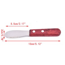 커터 나무 치즈 주걱 개 손잡이 버터 가제트 샌드위치 잼 1 스틸 주방 나이프 슬라이서 작은 스텐 미니, 03 as picture, 1개