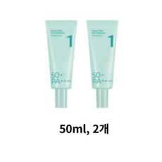 1번 청초 진정맑은 물막선크림 SPF50+ PA++++