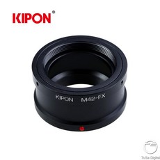 렌즈어댑터 KIPON M42암나사 렌즈 Fujifilm X소켓 미러리스카메라 카메라 어댑터 XH1Xpro3Xpro2XT4XT3XS10XT30XT20전환연결 고리, 기본