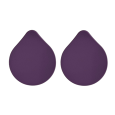실리콘 컵받침 겸용 컵뚜껑 전자레인지 사용가능 5color 2개입, 퍼플, 2개
