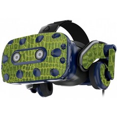 HTC Vive Pro VR 헤드셋과 MightySkins 피부 호환 - 미국에서 제작된 크록 피부 보호 내구성 유니크한, 1, 단일상품