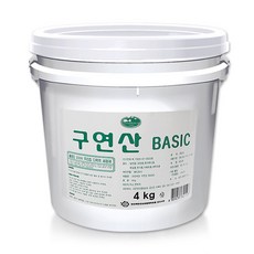 크린세상 구연산 4kg 섬유유연제 세정제 세제