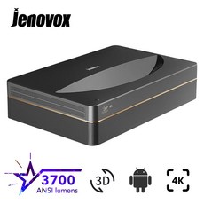 Jenovox B7U Pro 초단초점 빔프로젝터 4K 가정용 스마트빔 3700ANSI 안드로이드 빔프로젝트 MEMC HDR10 한글지원