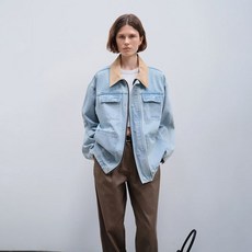 DUNST 던스트 EXCLUSIVE UNISEX VINTAGE WORK DENIM JACKET LIGHT BLUE_UDJU4C115B1