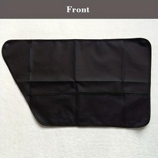 반려동물가방 용품 매트 킥 방지 보호 반려동물 스크래치 자동차 도어 옥스포드 천 측면, 1개, LEFT