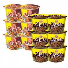 오뚜기 진짜장(용기) 115g 6개 + 진짬뽕(용기) 115g 6개, 1개