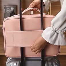 포엠트리 여행용 메이크업 가방 대형, 레이디 핑크, 1개