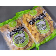[미쓰리푸드마켓]망고 냉동 망고 다이스 1KG 냉동과일 열대과일, 1개