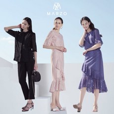 [마르조] (MARZO) 레이스 풀코디 4종 (블라우스2+스커트+팬츠)