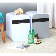 미니 화장품 냉장고 20L 차량용 무소음 냉온장고 벨류텍 VR-020L, 화이트