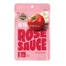 백설 CJ 로제 스파게티 소스150g, 150g, 45개