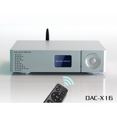 GUSTARD DAC-X16 듀얼 ES9068 밸런스드 디코더 블루투스 5.0 MQA 전체 디코딩, 실버 - 구스타드x16