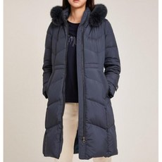 올리비아로렌 / 슬림 롱구스다운 VVCKDWWA341 / 애플아울렛 ( 네이비 아이보리 )