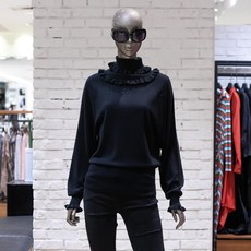 [제시뉴욕] 블랙 목폴라니트J895NSKO4850