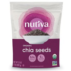 Nutiva 유기농 치아 씨앗 201794, 1개