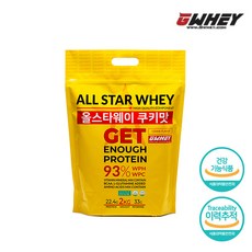 지웨이 올스타웨이 단백질보충제 포대유청 쿠키맛 2kg, 단품, 단품