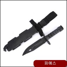 밀리터리 전술 M9 칼 모형 군대훈련용모형칼 수집품 서바이벌 모형칼 훈련용모형칼 jfgb 탄색, 1개