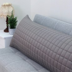 화이트침대헤드쿠션솜