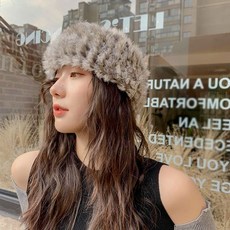 웜 윈터 퍼 헤어밴드 5color