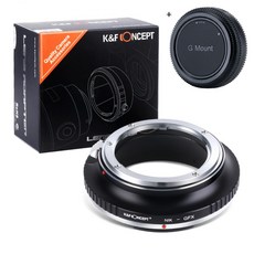 KnF NIK-GFX 렌즈 어댑터 니콘 Ai 렌즈-후지 GFX 바디 _뒤캡옵션 _내부무반사코팅 Nikon F lens to Fuji GFX adapter (cap option), NIK-GFX + 뒤캡, 1개
