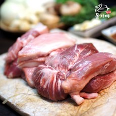 돌가마 뒷고기 한돈 뒷고기모듬600g(관자살+뽈살+두항정살+덜미살), 3팩, 600g