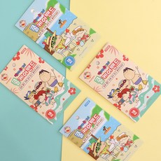 [뚱땅이네] 짱구는 못말려 쿨케어밴드 모기패치 18매입, 코랄, 2개